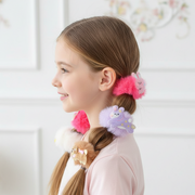 Fluffy Faux Fur Animal Hair Scrunchies – Cute Rabbit, Cat & Dog Designs (YHS-2272)