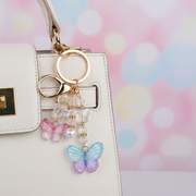 Colorful Crystal Butterfly Keychains (YNV-1768)