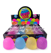 Crystal Squish Stretch Ball – Textured Sensory Fidget Toy, Stress Relieving Squeeze Balls for Kids & Adults, Colorful Party Favors (YY-511)