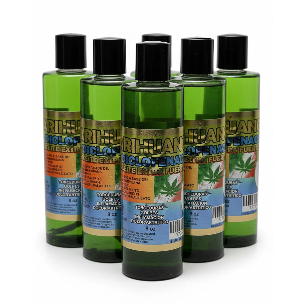 Puerta Grande - Aceite Extra Fuerte Marihuanol + Diclofenaco 8 OZ