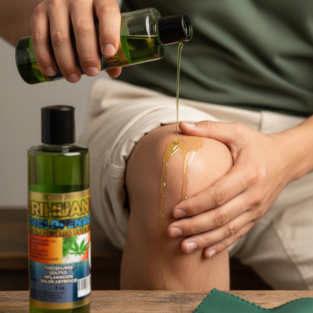 Puerta Grande - Aceite Extra Fuerte Marihuanol + Diclofenaco 8 OZ