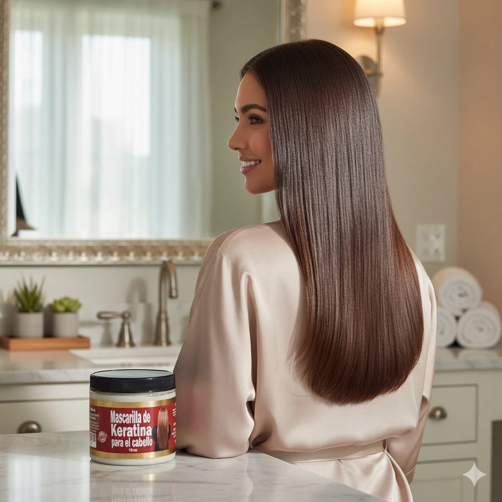 Mascarilla de Keratina para el Cabello – Reparación, Suavidad y Brillo Intenso