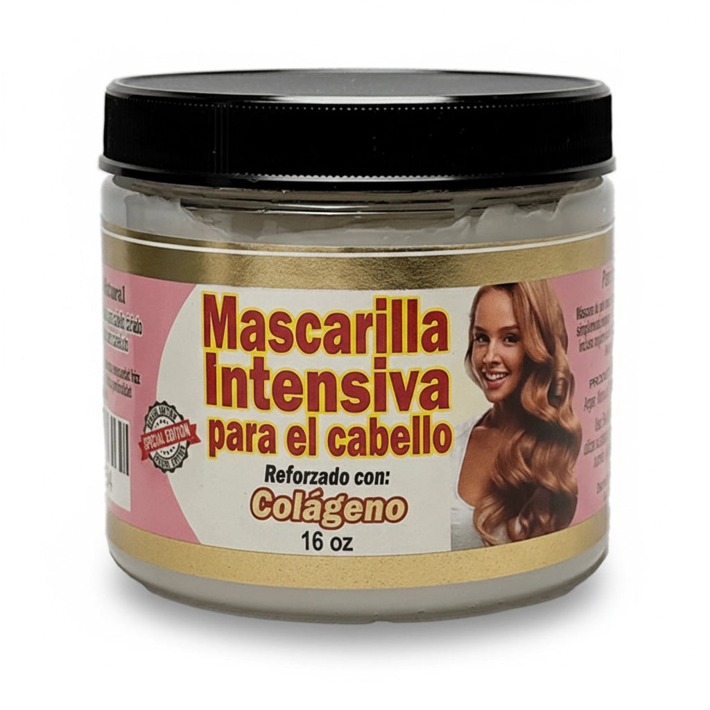 Mascarilla Intensiva para el Cabello con Colágeno – Reparación y Brillo Profundo