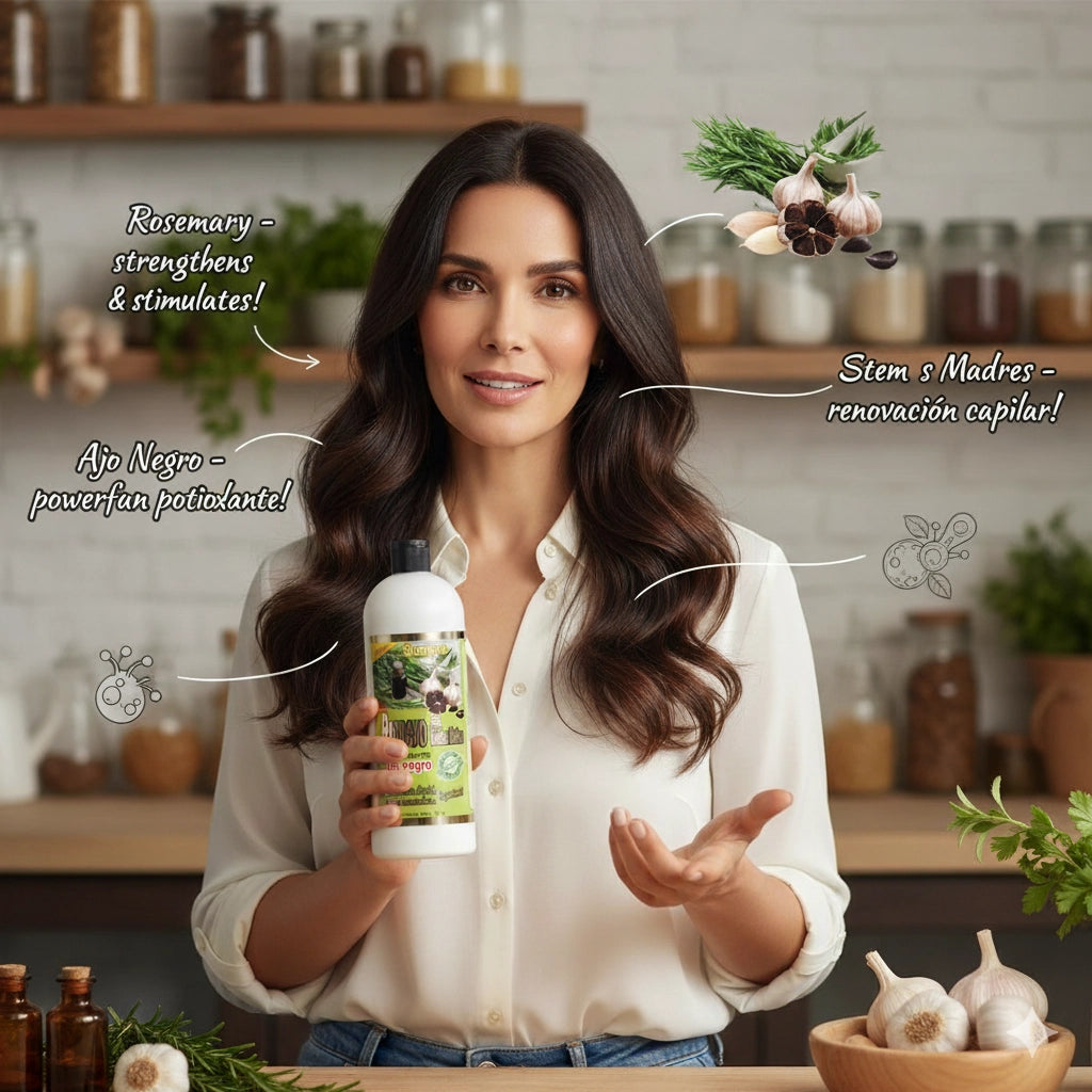 Shampoo - Romero Con Celulas Madres