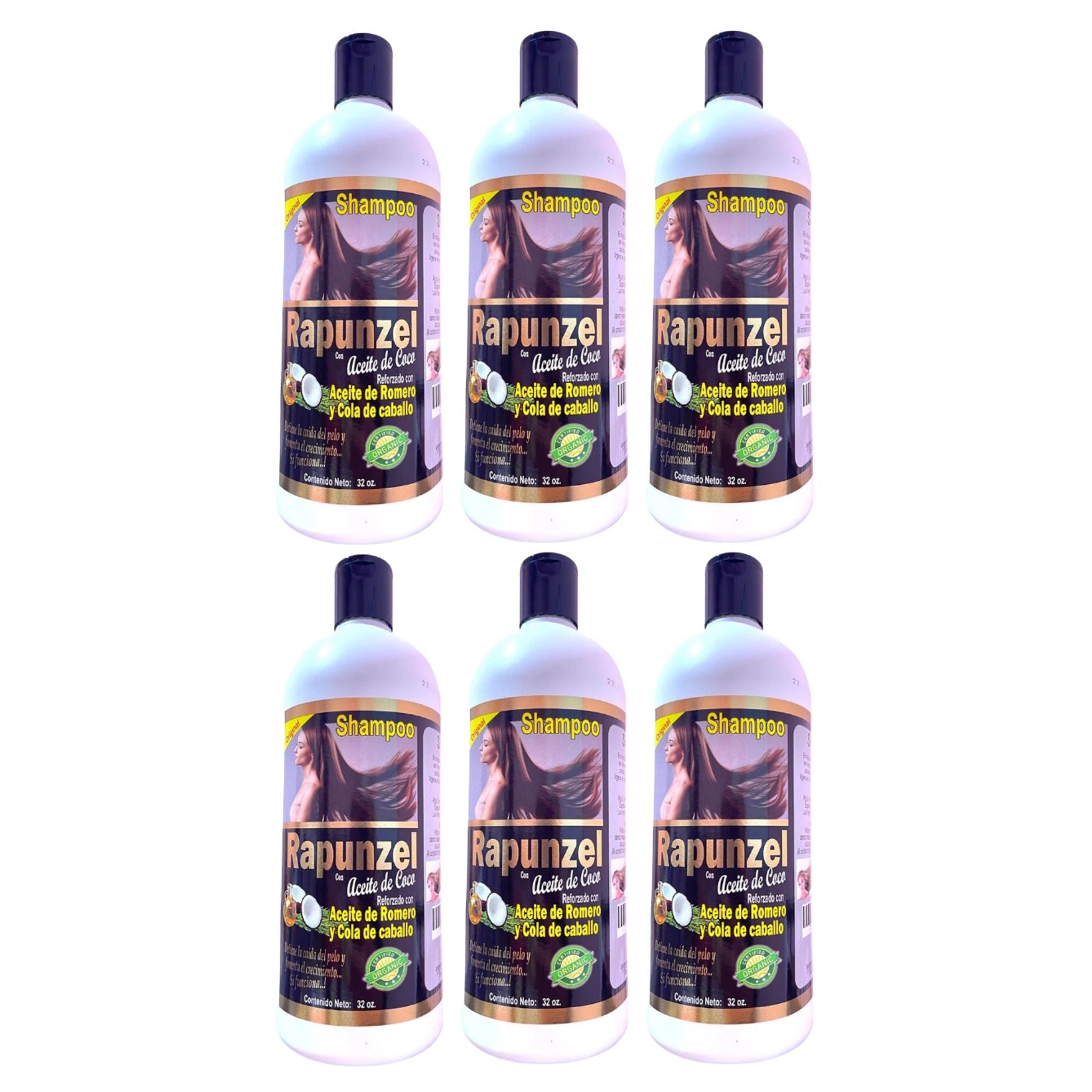 Rapunzel Hair Growth Shampoo with Coconut Oil, Rosemary & Horsetail – Anti Hair Loss Formula - TRUECOLOR WHOLESALE