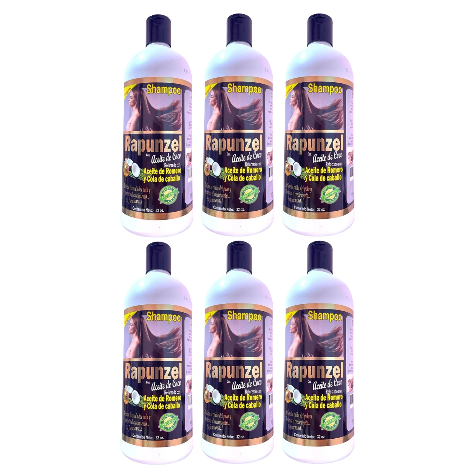 Rapunzel Hair Growth Shampoo with Coconut Oil, Rosemary & Horsetail – Anti Hair Loss Formula - TRUECOLOR WHOLESALE