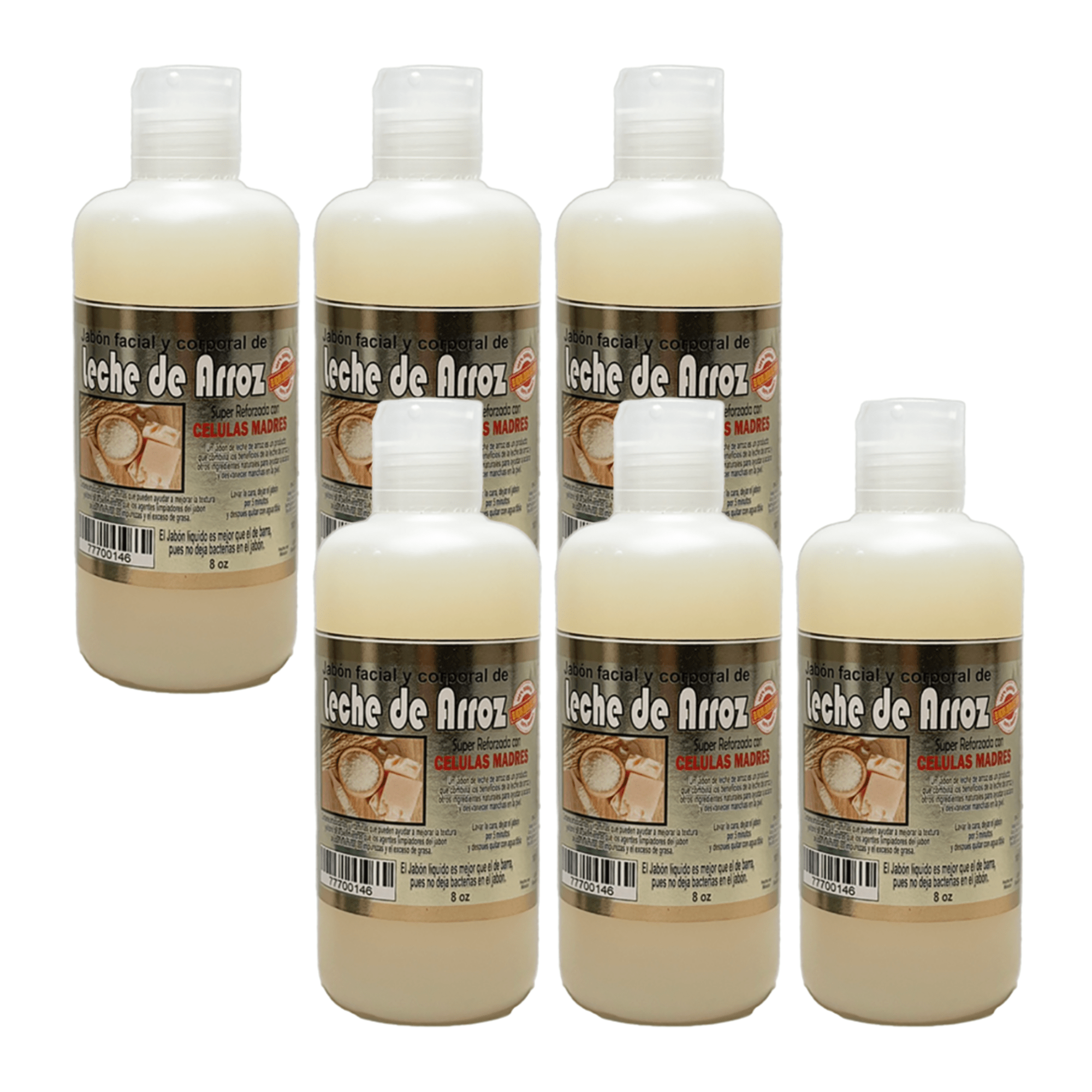 Jabón Líquido Facial y Corporal de Leche de Arroz - TRUECOLOR WHOLESALE