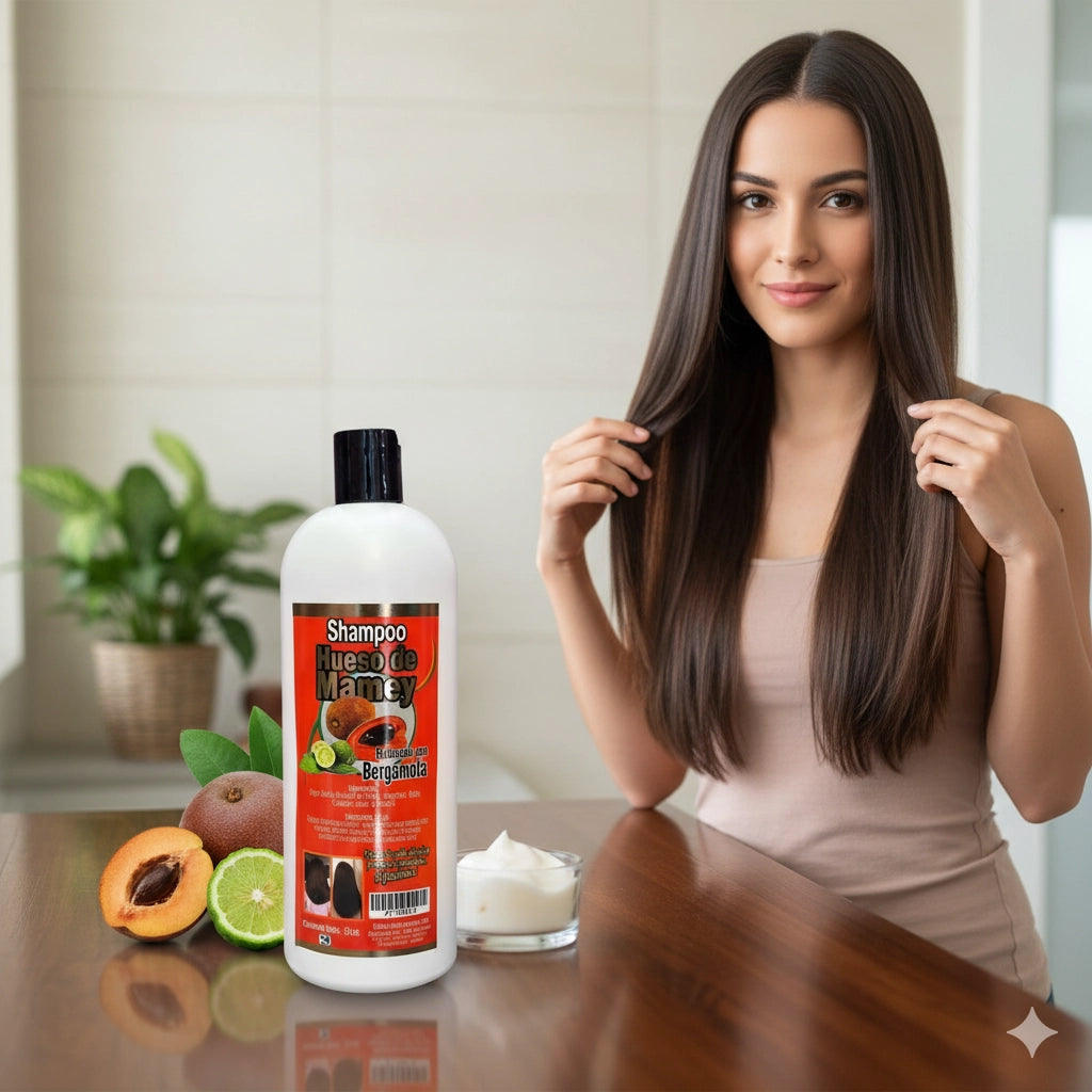 Shampoo - Hueso De Mamey Reforzado Con Bergamota