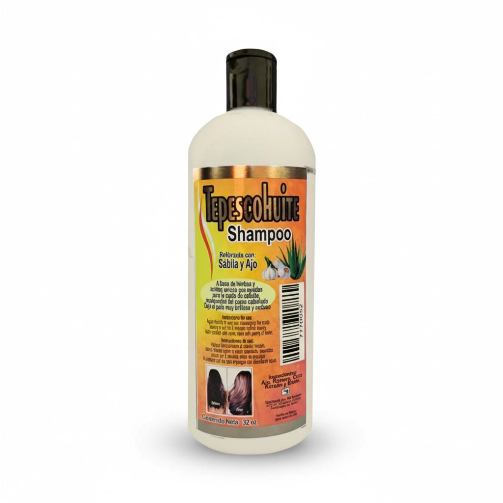 Shampoo - Tepescohuite Reforzado Con Ajo Y Sabila