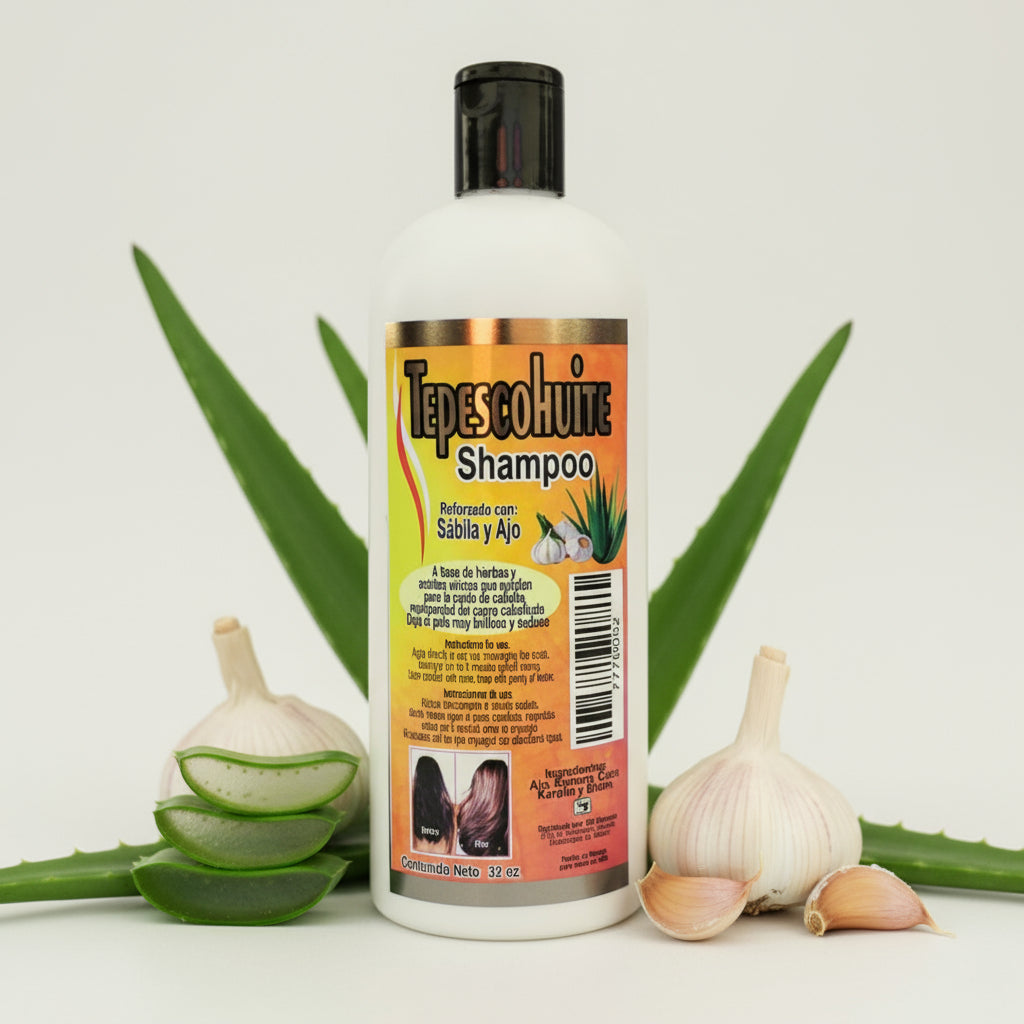 Shampoo - Tepescohuite Reforzado Con Ajo Y Sabila - TRUECOLOR WHOLESALE