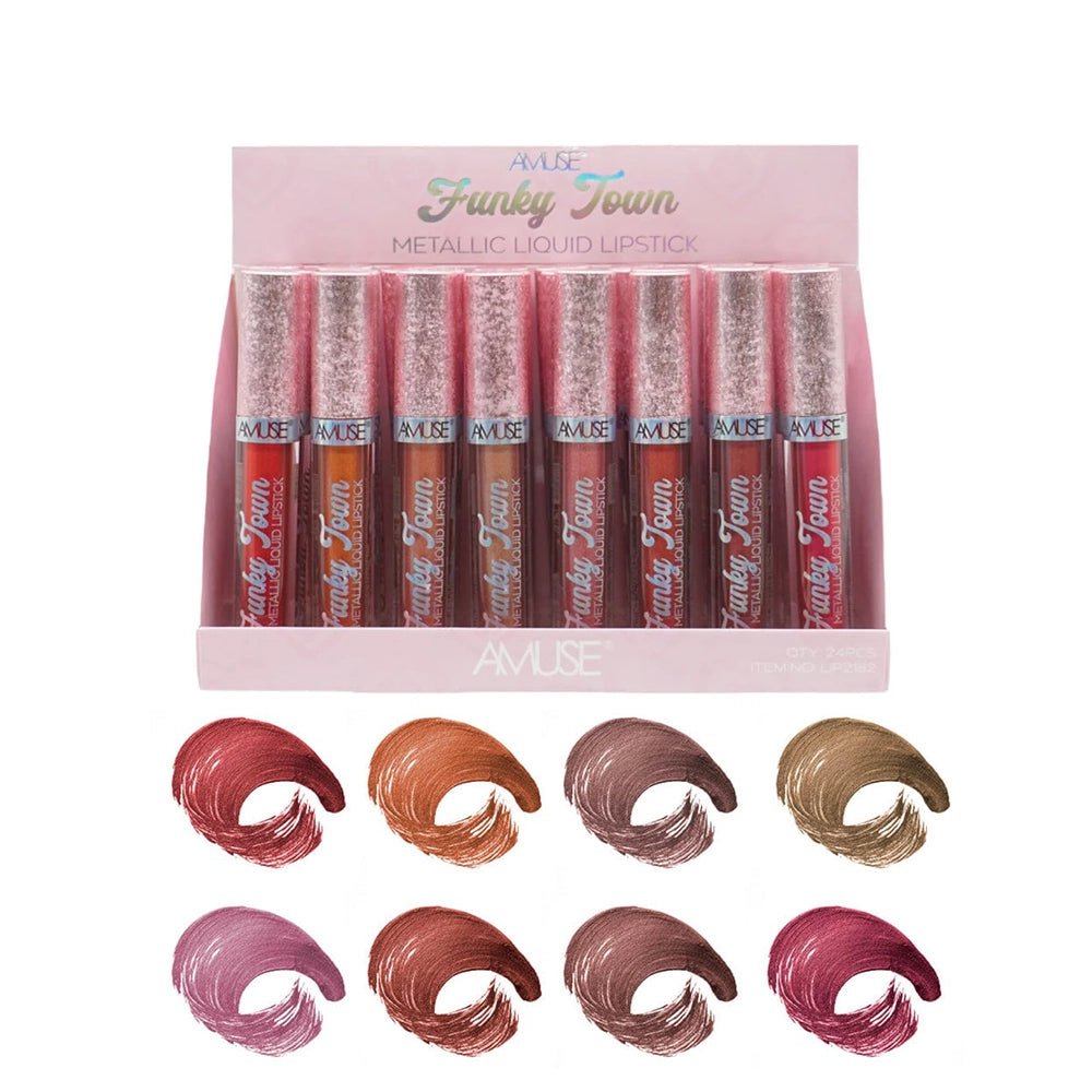 Amuse - Funky Town Metallic Liquid Lipstick - TRUECOLOR WHOLESALE