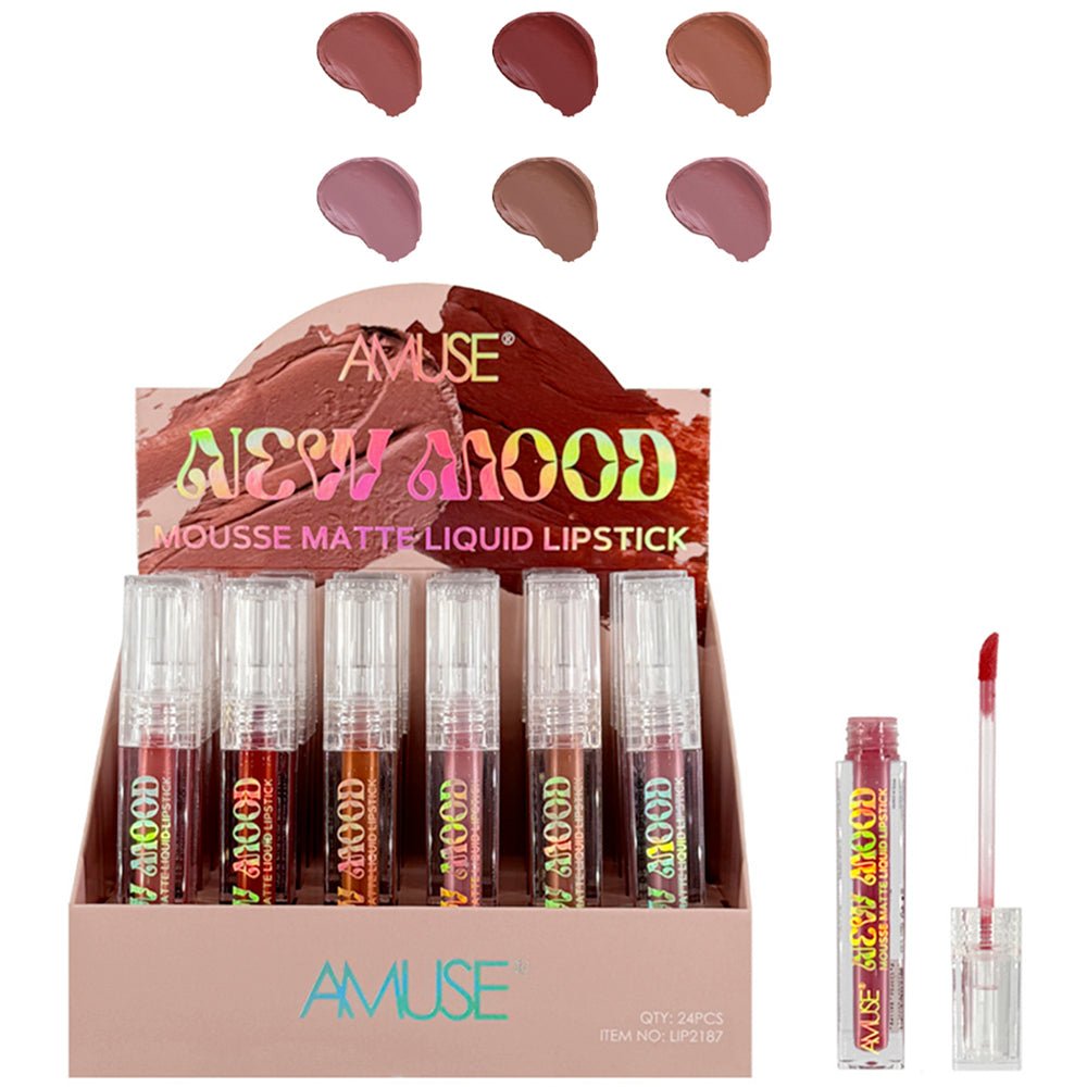 Amuse - New Mood Mousse Matte Lipstick - TRUECOLOR WHOLESALE