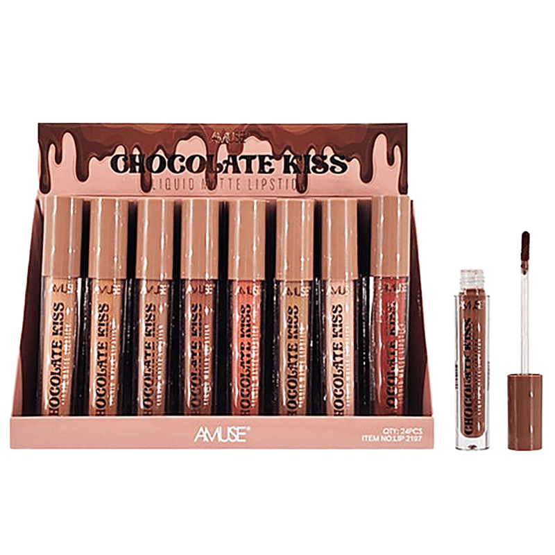 Amuse - Chocolate Kiss Liquid Lipstick - TRUECOLOR WHOLESALE