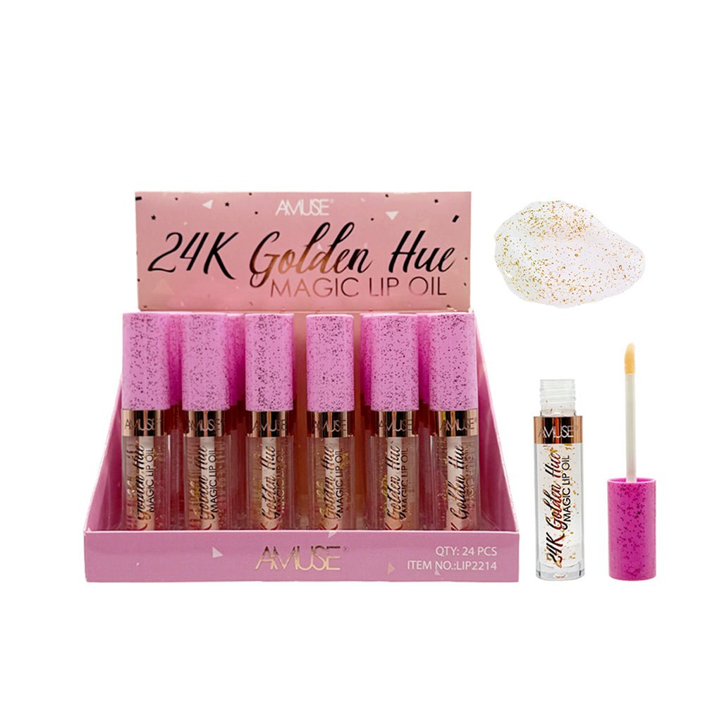 Amuse - 24k Golden Hue Magic Lip Oil - TRUECOLOR WHOLESALE