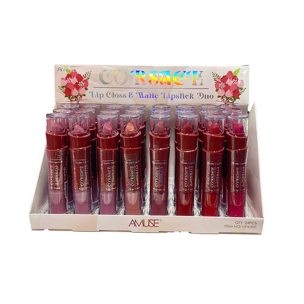 Amuse - Corsage Lip Gloss & Matte Lipstick Duo - TRUECOLOR WHOLESALE