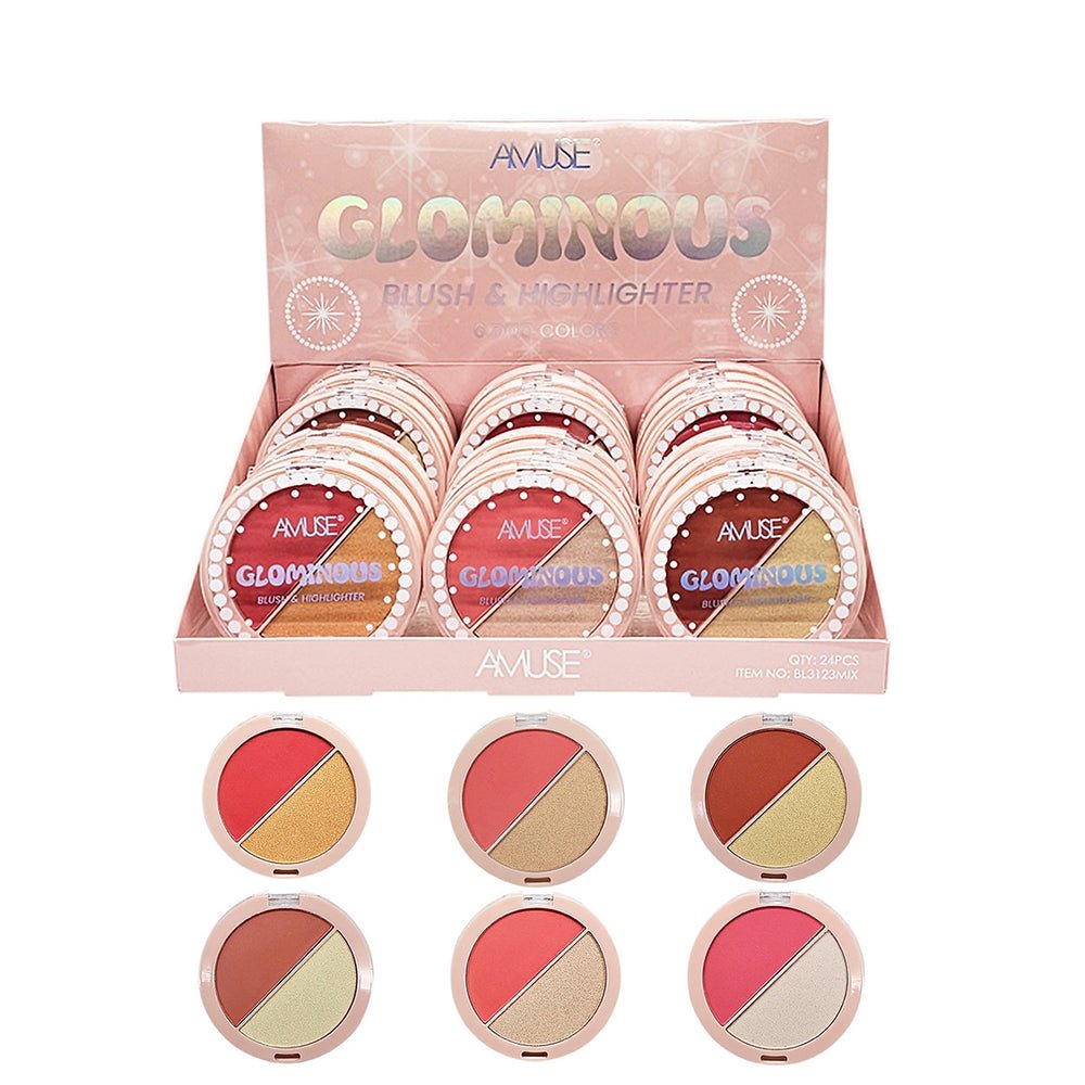 Amuse - Glowminous Blush & Highlighter - TRUECOLOR WHOLESALE