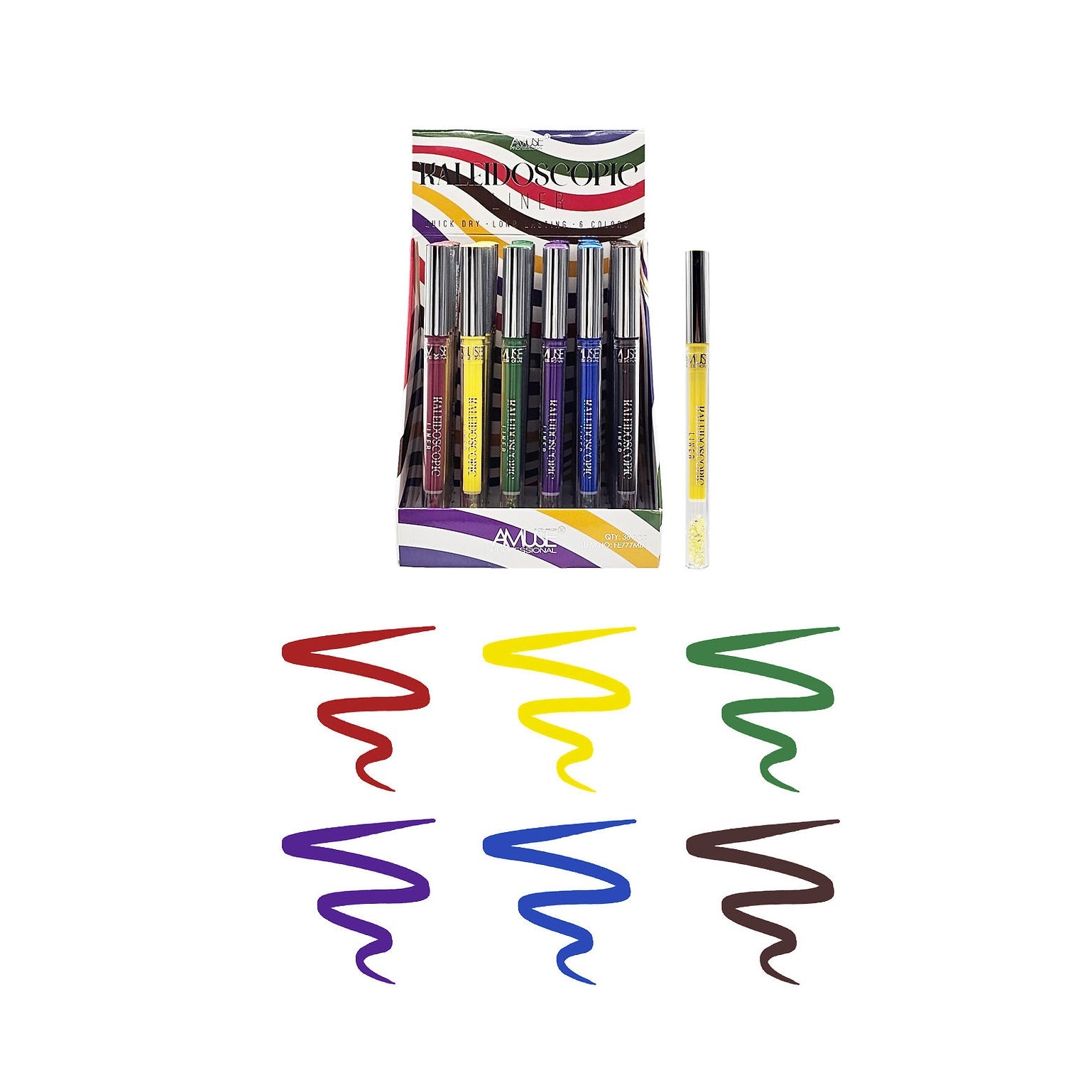 Amuse - Kaleidoscopic Neon Liner - TRUECOLOR WHOLESALE