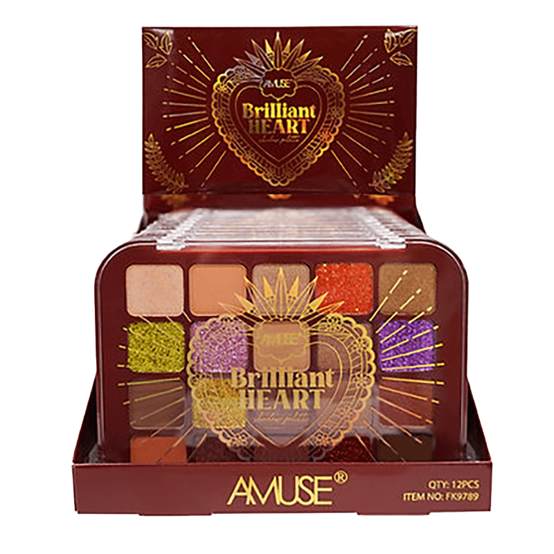 Amuse - Brilliant Heart Shadow Palette - TRUECOLOR WHOLESALE