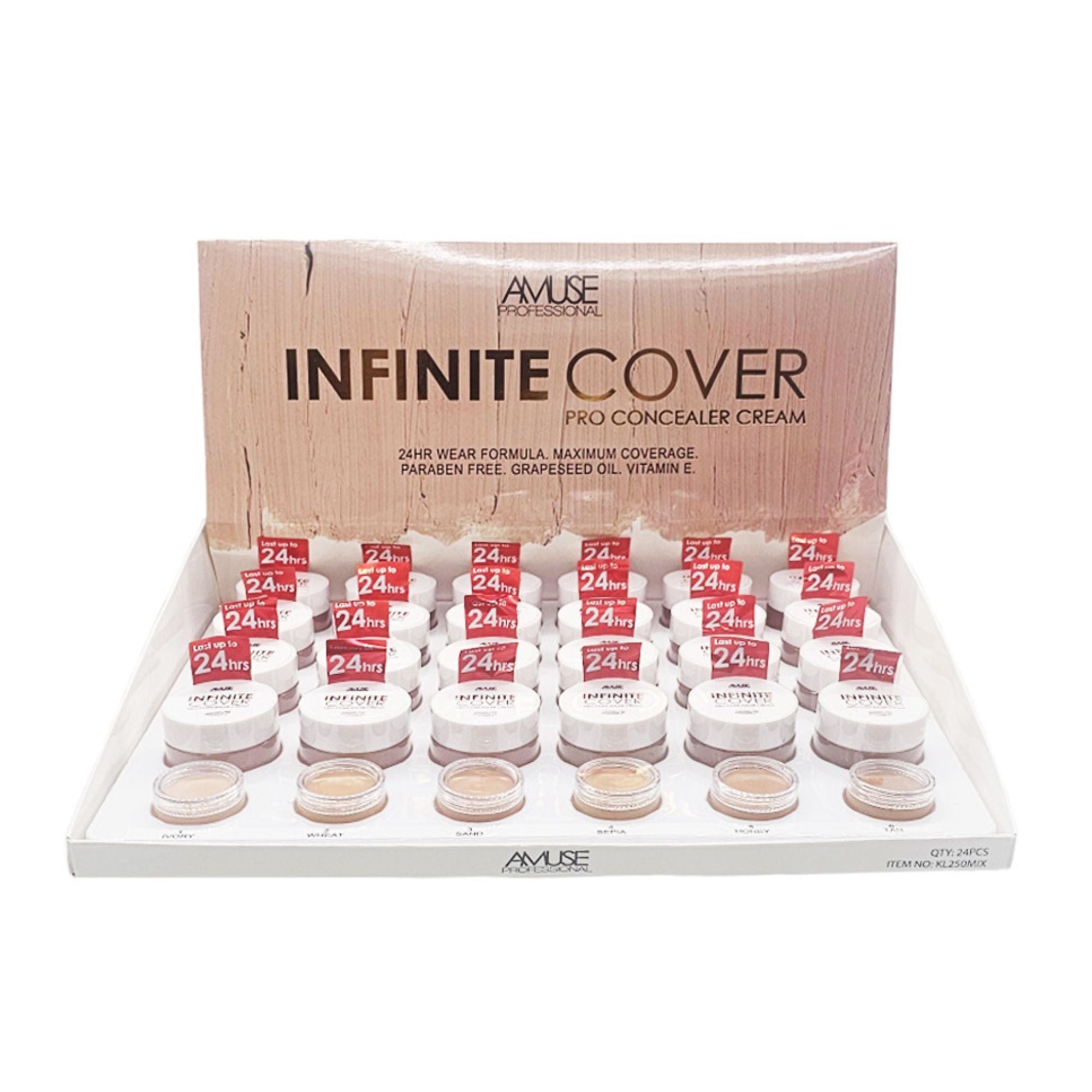 Amuse - Infinite Cover A.P. Concealer & Foundation - TRUECOLOR WHOLESALE
