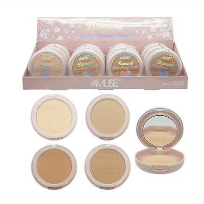 Amuse - Diamond Matte Pressed Powder - A - TRUECOLOR WHOLESALE