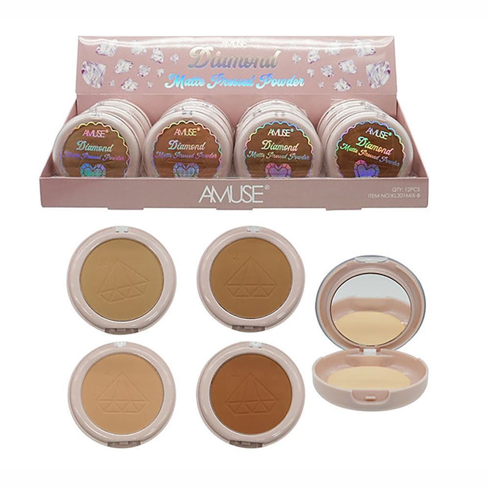 Amuse - Diamond Matte Pressed Powder - B - TRUECOLOR WHOLESALE