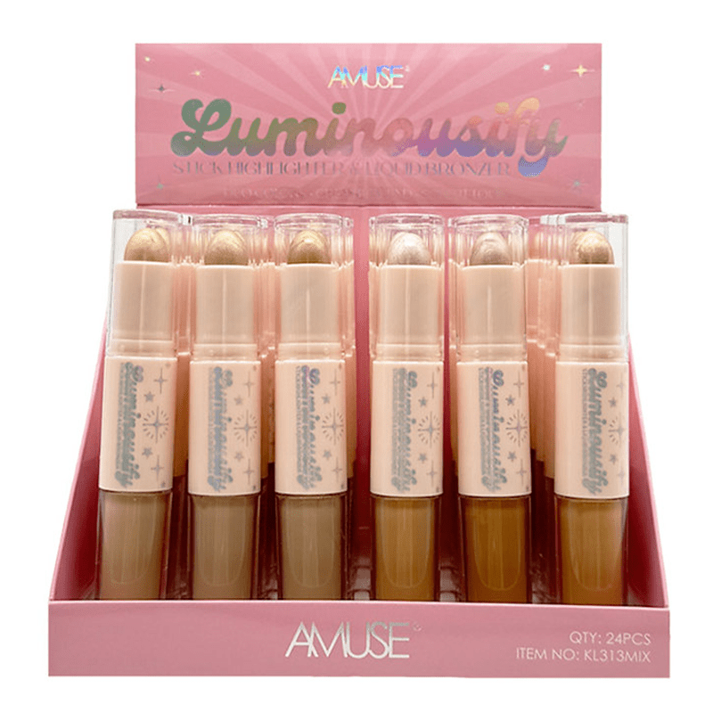 Amuse - LUMINOUSIFY STICK HIGH LIGHTER & LIQUID BRONZER - TRUECOLOR WHOLESALE