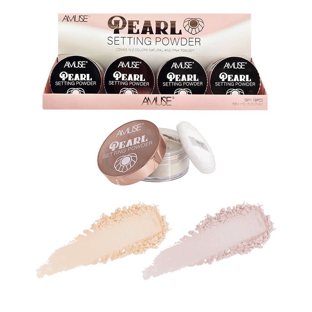 Amuse - Pink Pearl Setting Powder - TRUECOLOR WHOLESALE