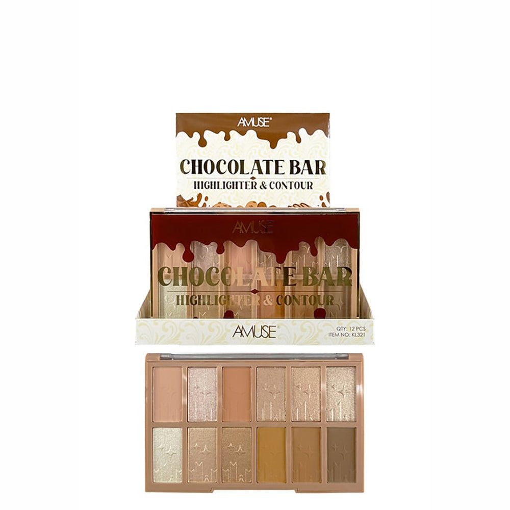 Amuse - Chocolate Bar Highlighter & Contour (W - E - 01) - TRUECOLOR WHOLESALE