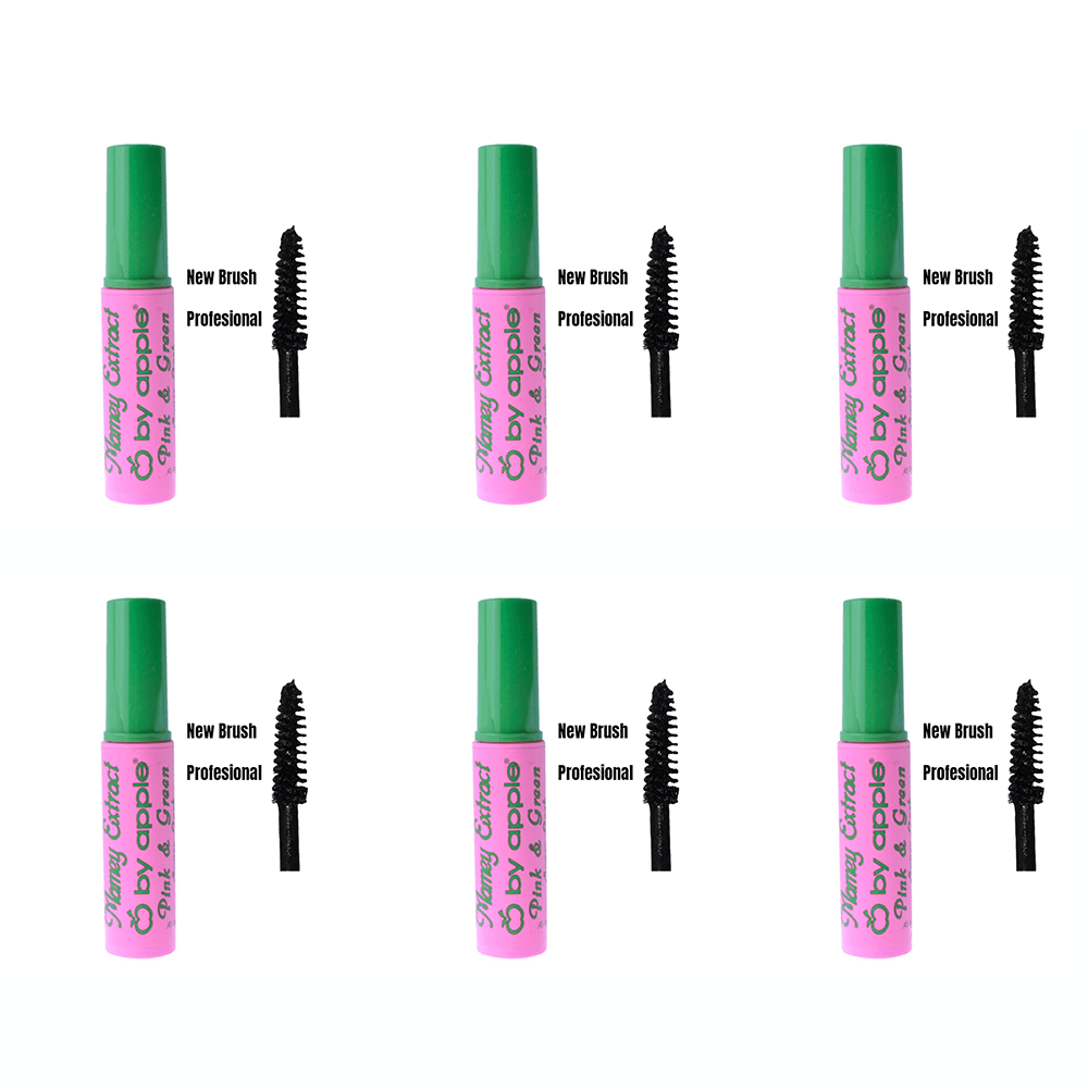 By Apple Pink & Green Super Lash Mascara – 6 Pack | Long - Lasting Volume Mascara - TRUECOLOR WHOLESALE