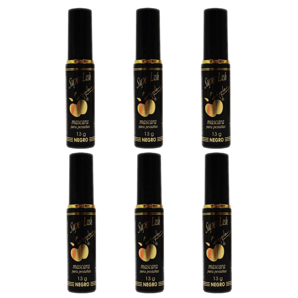 By Apple Negra Super Lash Mascara – 6 Pack | Bold Black Volume Mascara W - G - 01 - TRUECOLOR WHOLESALE