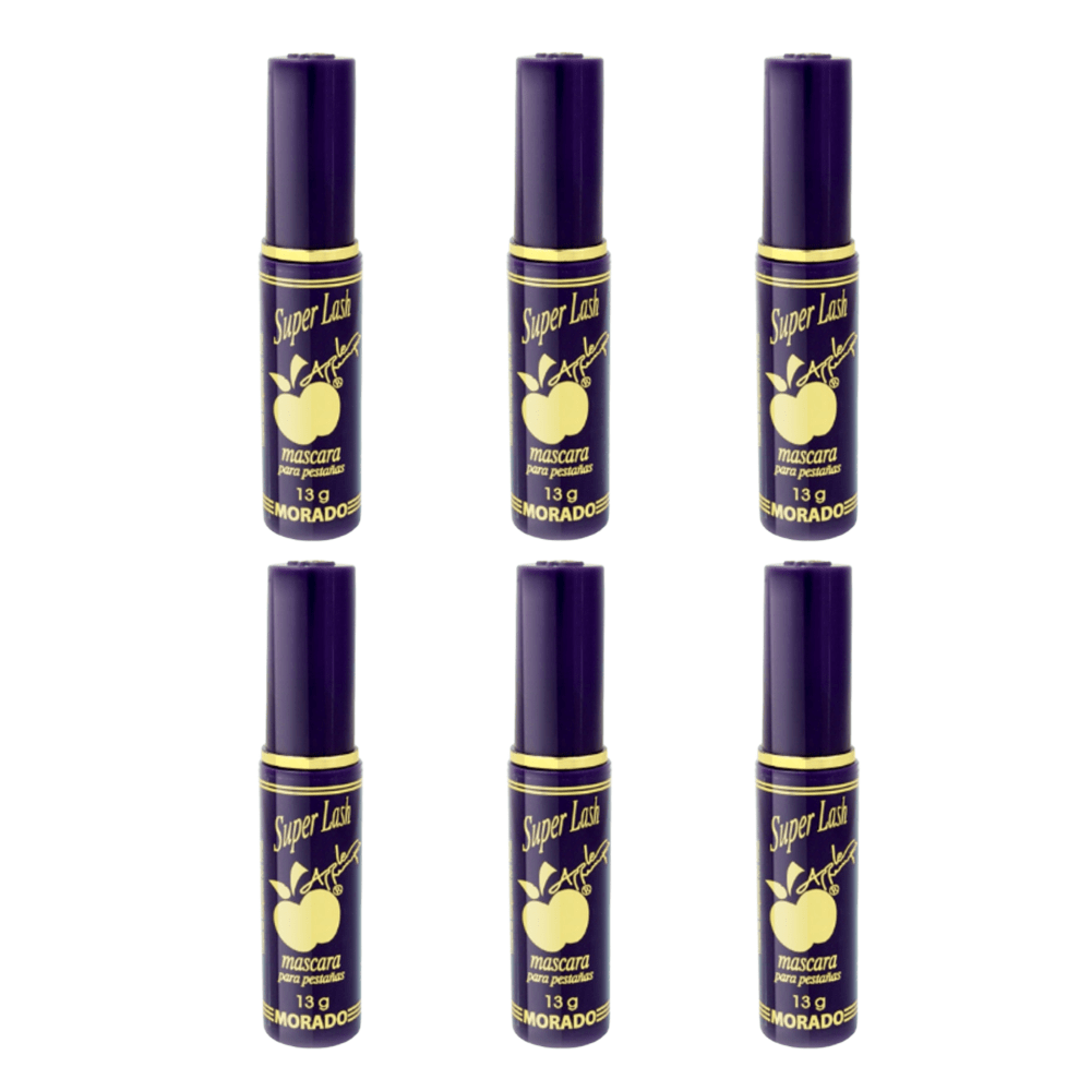 By Apple Morada Super Lash Super Lash Mascara – 6 Pack | Long - Lasting Volume W - G - 01 - TRUECOLOR WHOLESALE