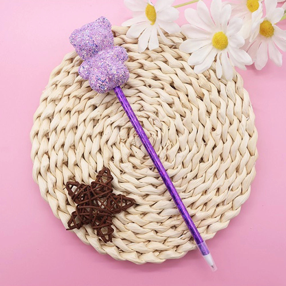 Sparkly Glitter Gummy Bear Gel Pens - Cute Kawaii Stationery for Kids & Gifts (ATY1802)