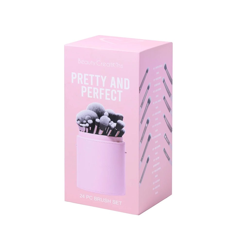 Beauty Creation - PRETTY AND PERFECT 24 PCS Brush Set - TRUECOLOR WHOLESALE