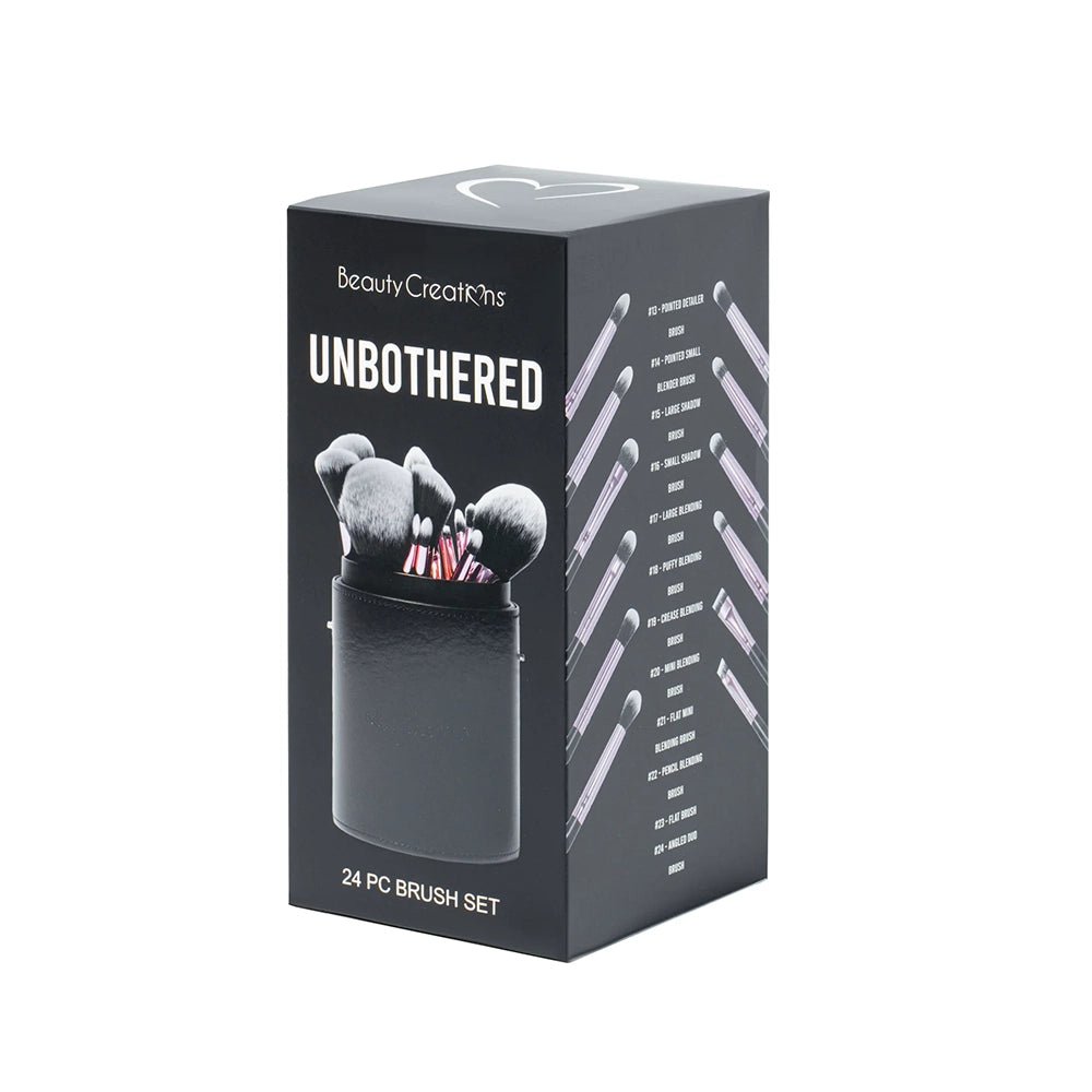 Beauty Creation - UNBOTHERED 24 PCS Brush Set - TRUECOLOR WHOLESALE