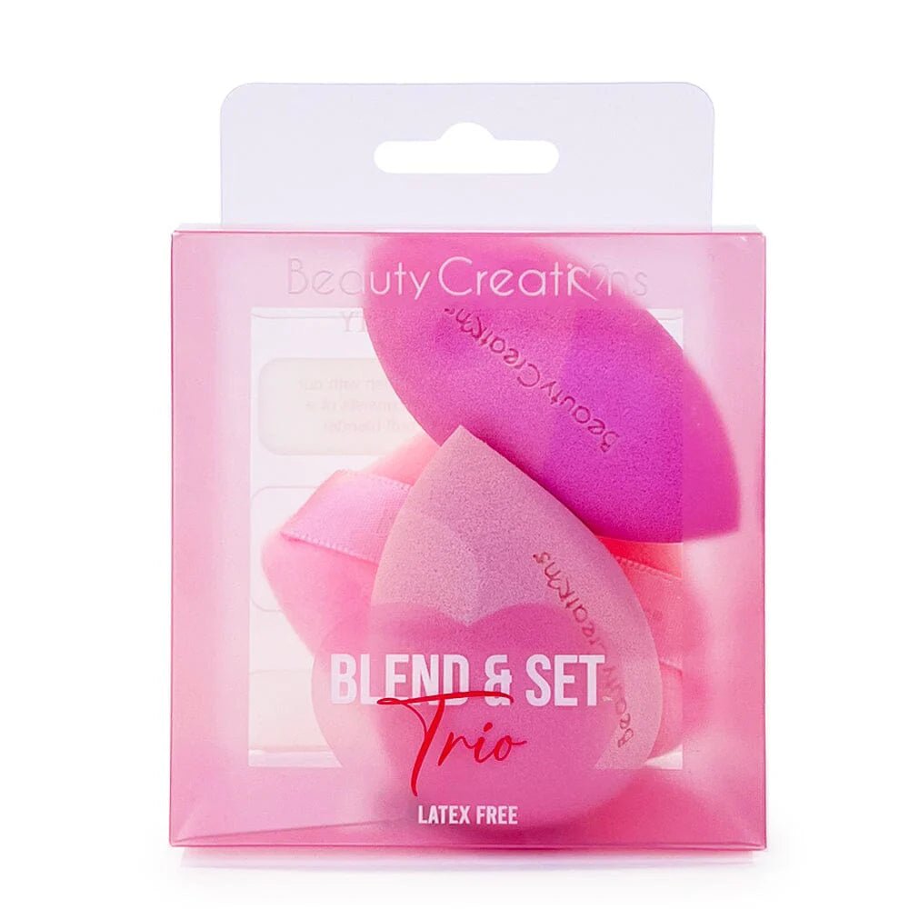 Beauty Creation - Blend & Set Trio Latex Free (W - E - 02) - TRUECOLOR WHOLESALE