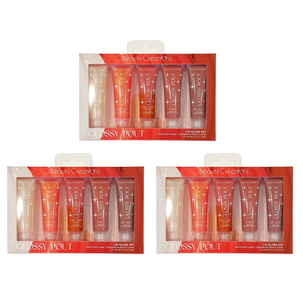 Beauty Creation - Glossy Pout Lip Gloss Set