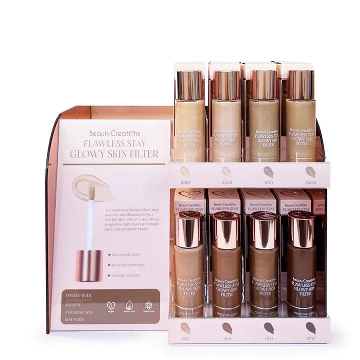 Beauty Creation - Flawless Stay Glowy Skin Filter 8 Color - TRUECOLOR WHOLESALE