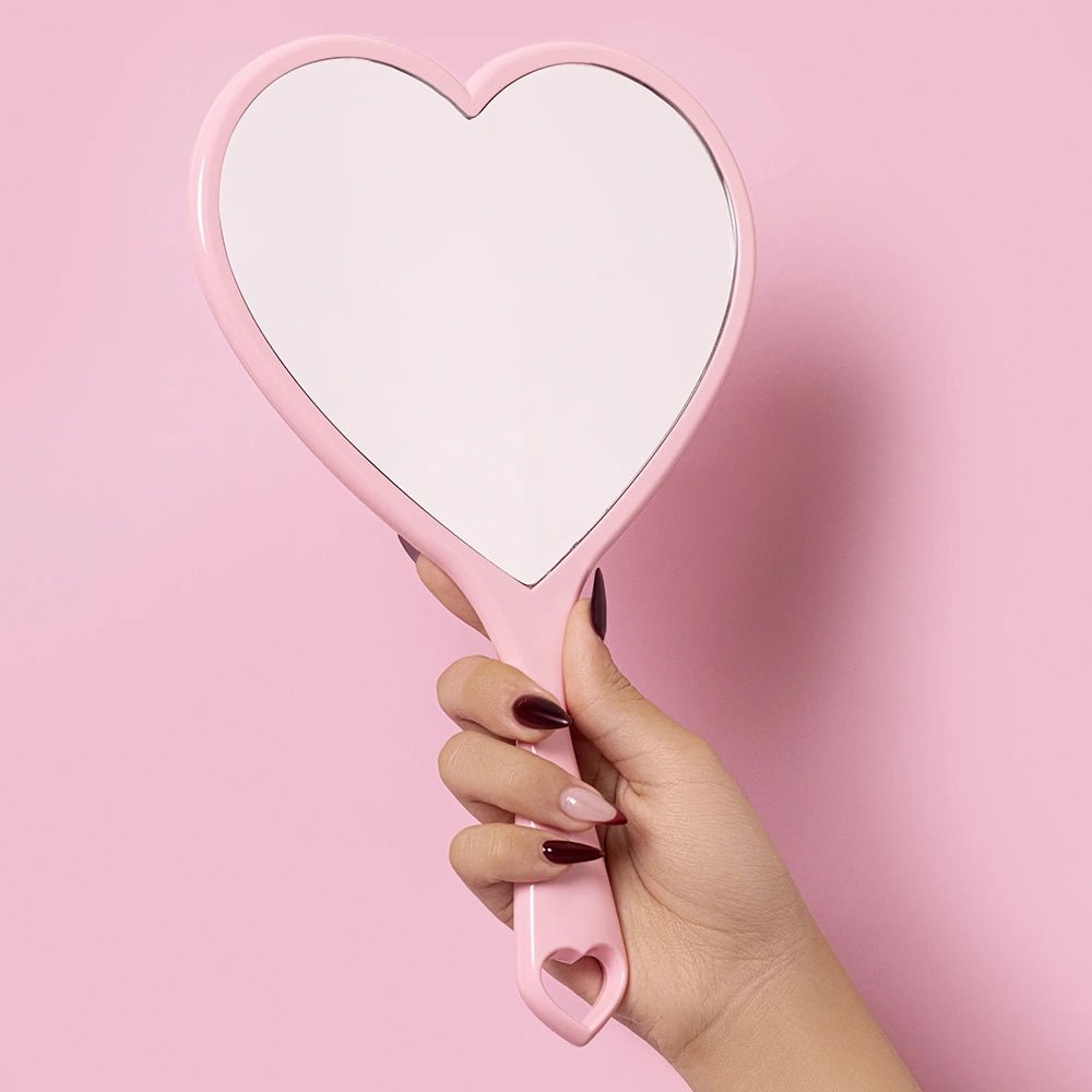 Beauty Creation - Handheld Mirror Heart - TRUECOLOR WHOLESALE