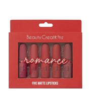 Beauty Creation - Romance Five Piece Matte Lipstick Set - TRUECOLOR WHOLESALE