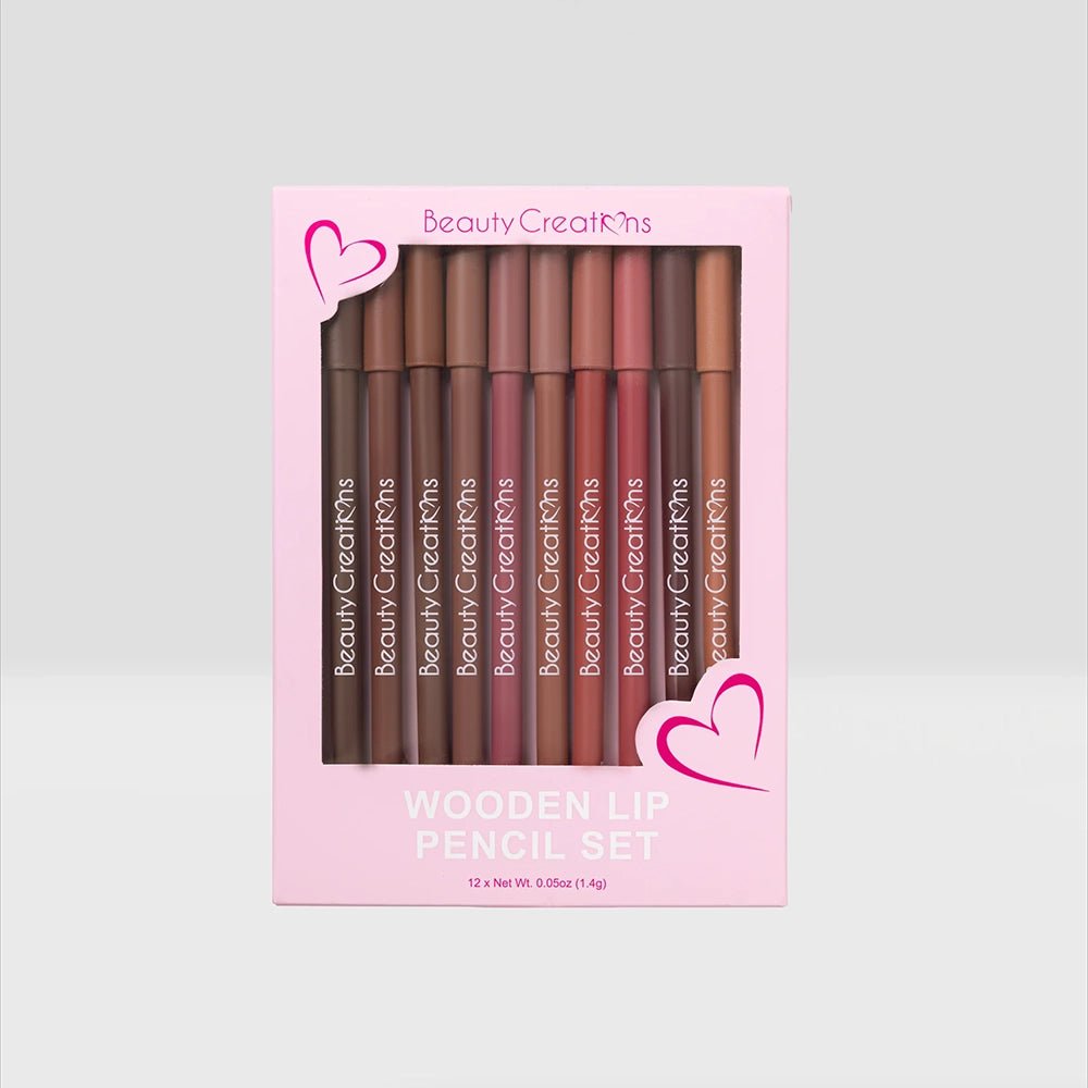 Beauty Creations - Wooden Lip Pencil Set - TRUECOLOR WHOLESALE