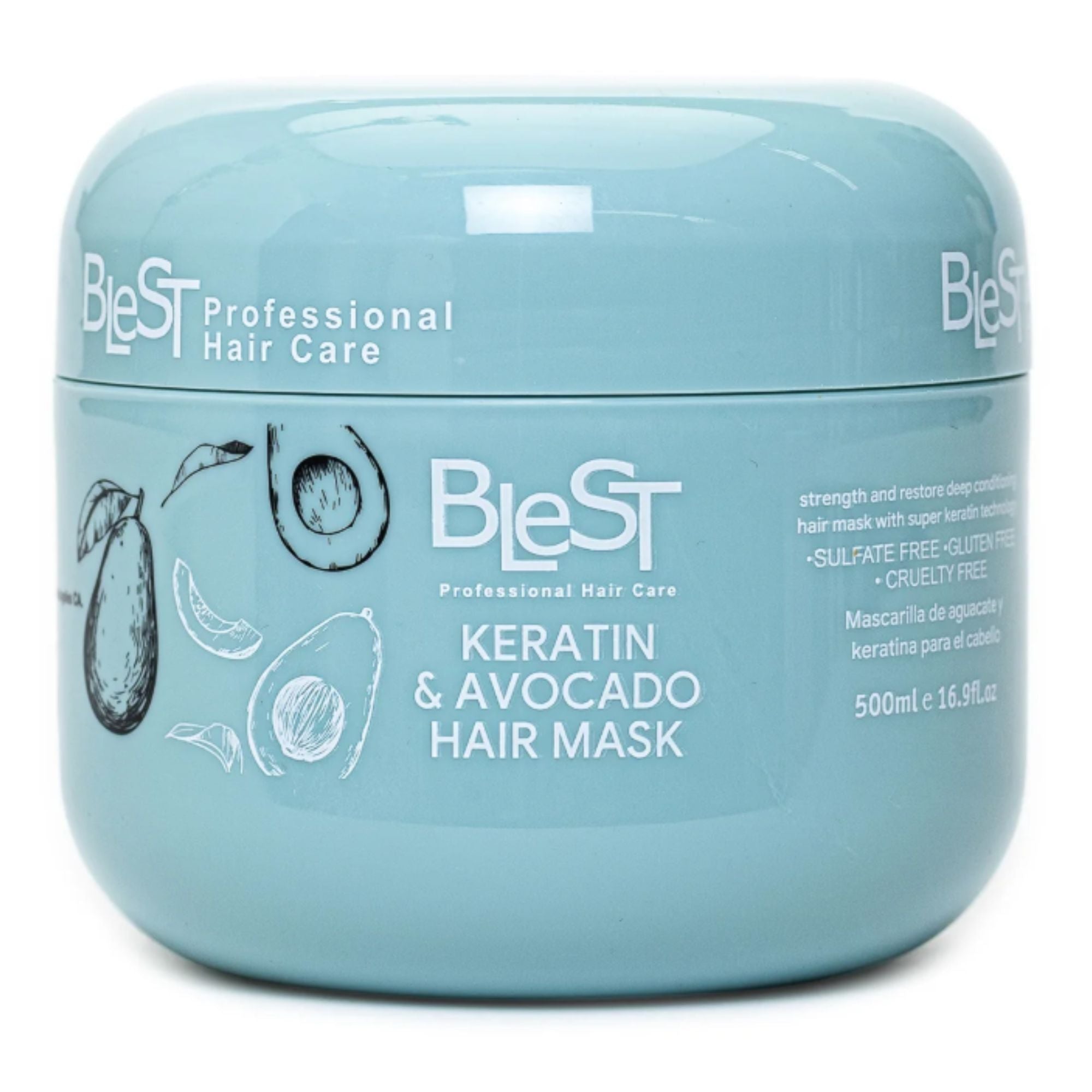 Blest Professional Hair Care - Keratin & Avocado Hair Mask - TRUECOLOR WHOLESALE