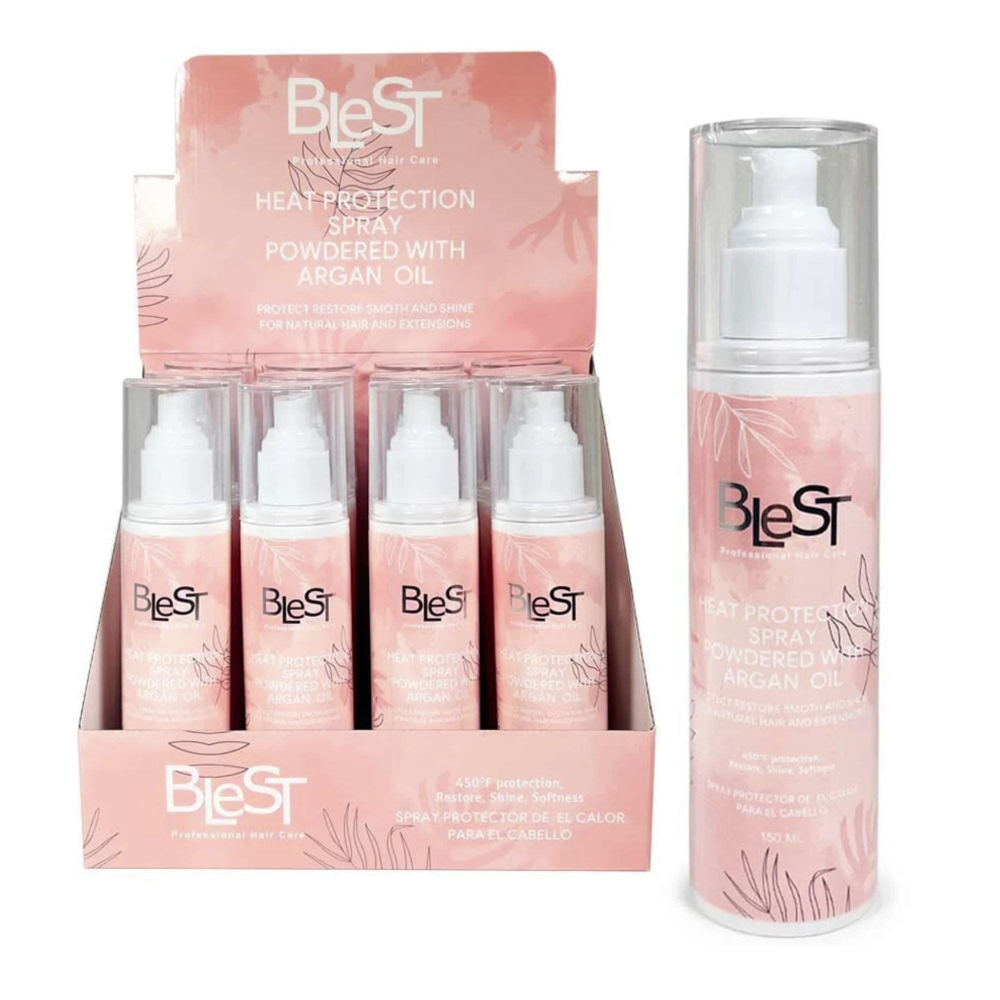 Blest Professional Hair Care - Heat Protection Spray Powdered with Argan Oil - TRUECOLOR WHOLESALE