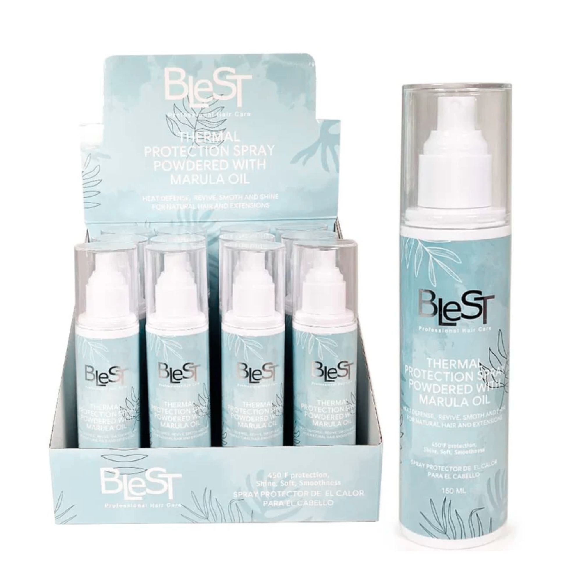 Blest Professional Hair Care - Thermal Protection Spray Powdered with Marula Oil - TRUECOLOR WHOLESALE