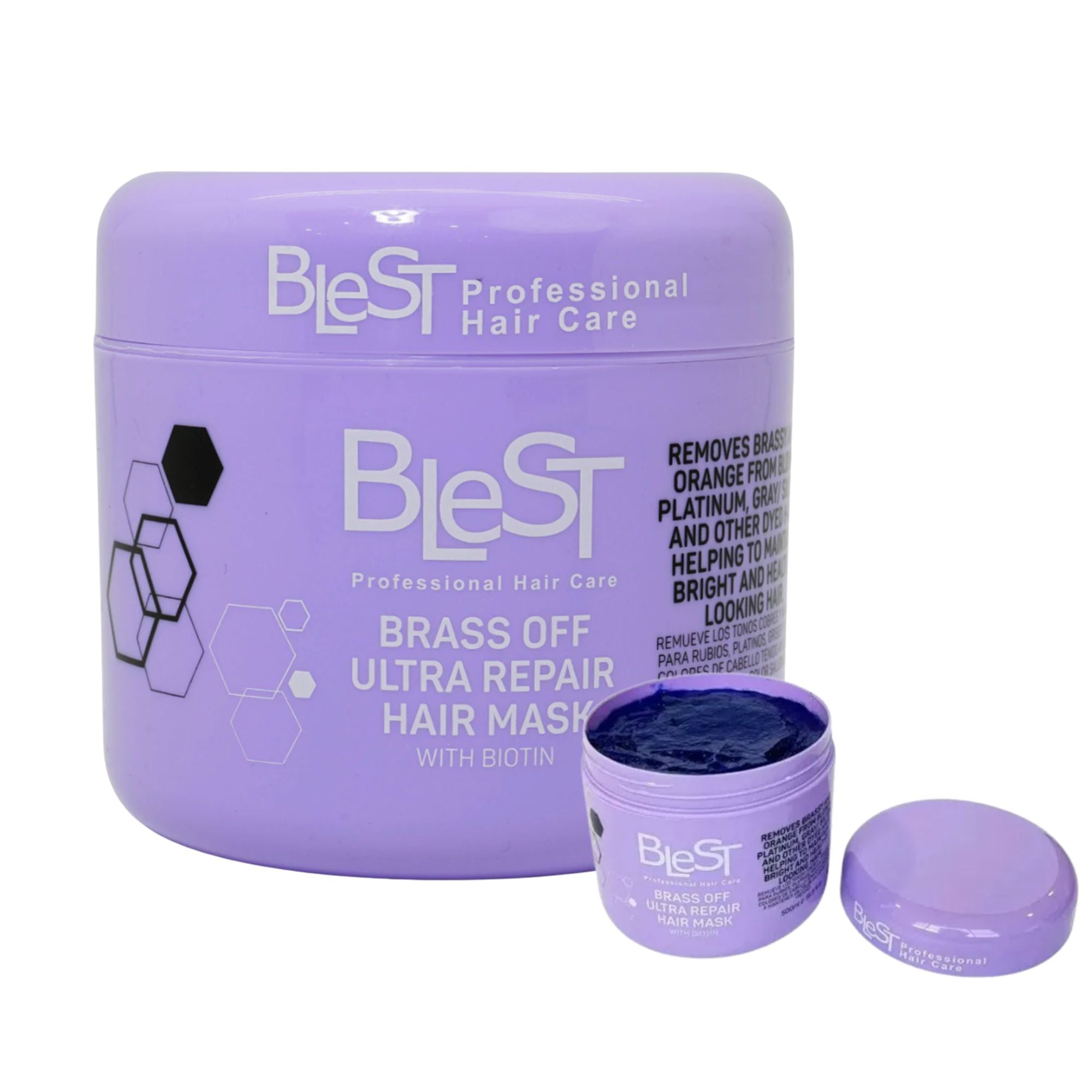 Blest Professional Hair Care - Brass Off Ultra Repair Hair Mask - TRUECOLOR WHOLESALE