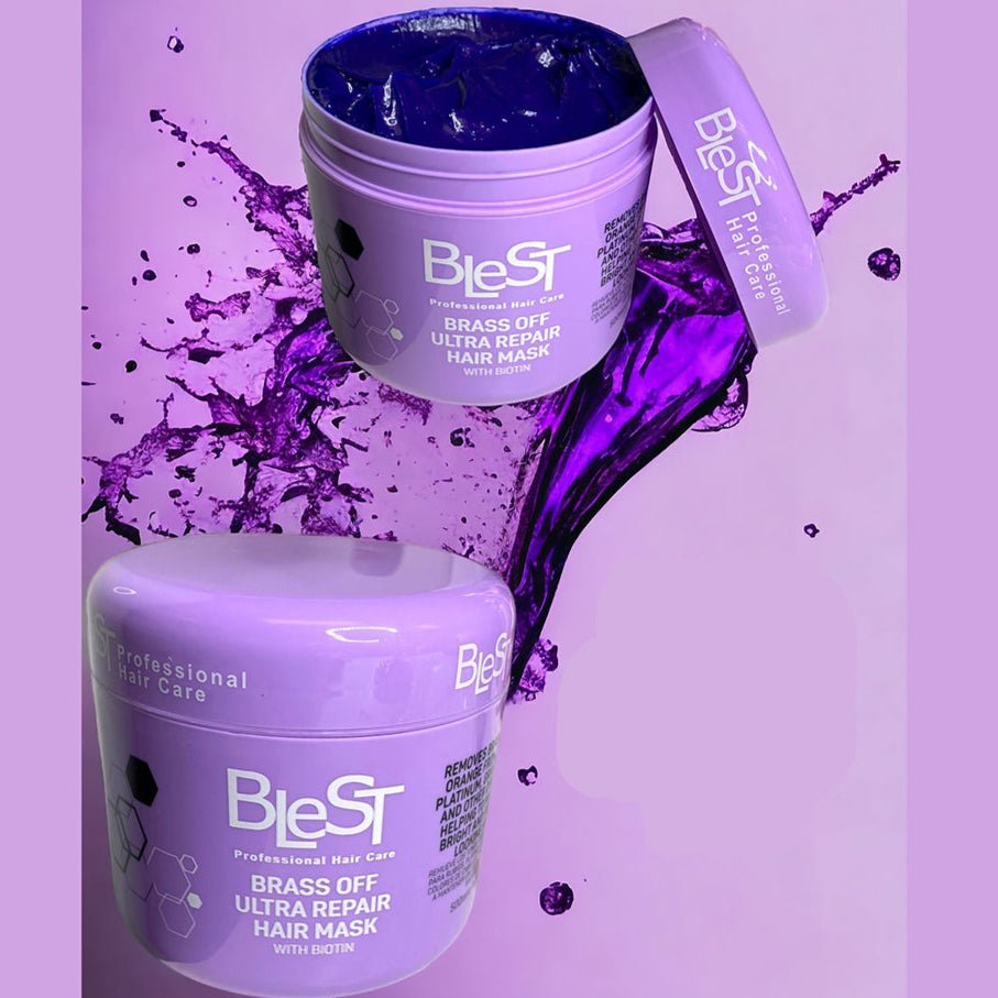 Blest Professional Hair Care - Brass Off Ultra Repair Hair Mask - TRUECOLOR WHOLESALE