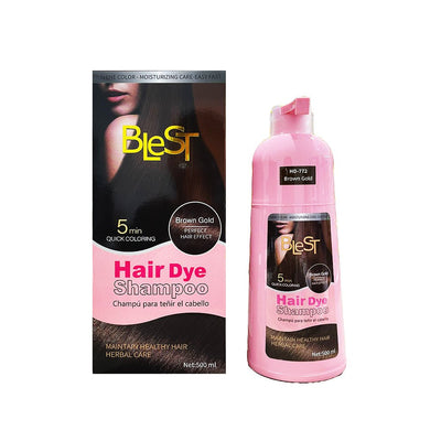 Blest Professional Hair Care - Brown Gold Hair Dye Shampoo - TRUECOLOR WHOLESALE