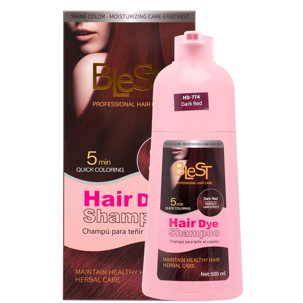 Blest Professional Hair Care - Dark Red Hair Dye Shampoo - TRUECOLOR WHOLESALE