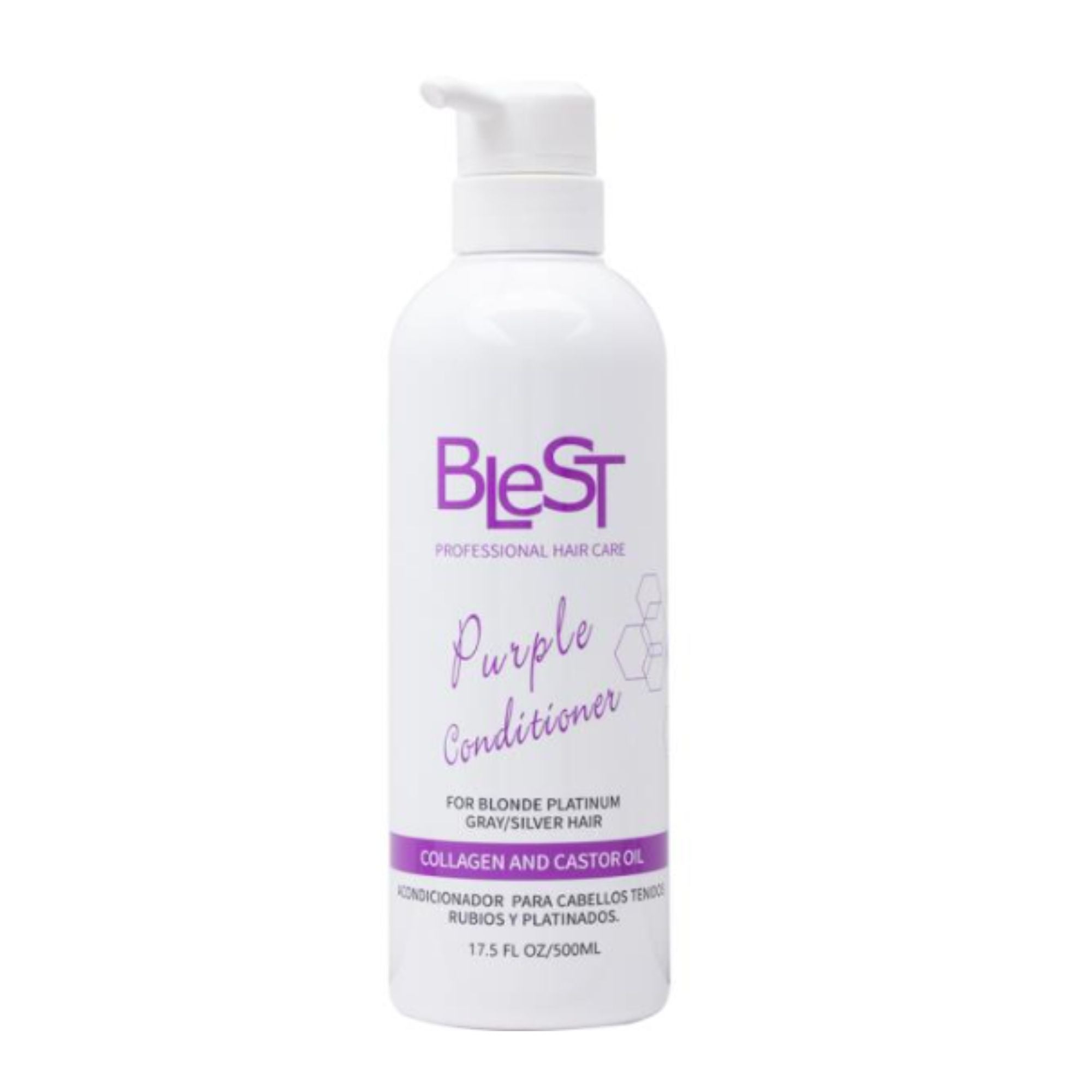 Blest Professional Hair Care - Purple Collagen And Castor Oil Conditioner - TRUECOLOR WHOLESALE