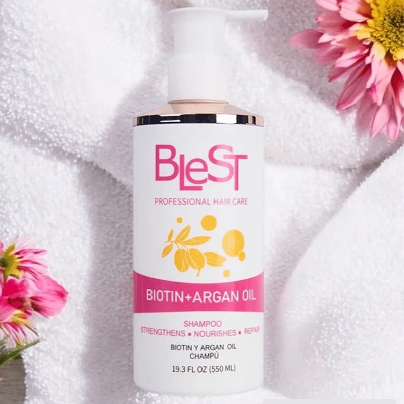 Blest Professional Hair Care - Biotin & Argan Oil Shampoo - TRUECOLOR WHOLESALE