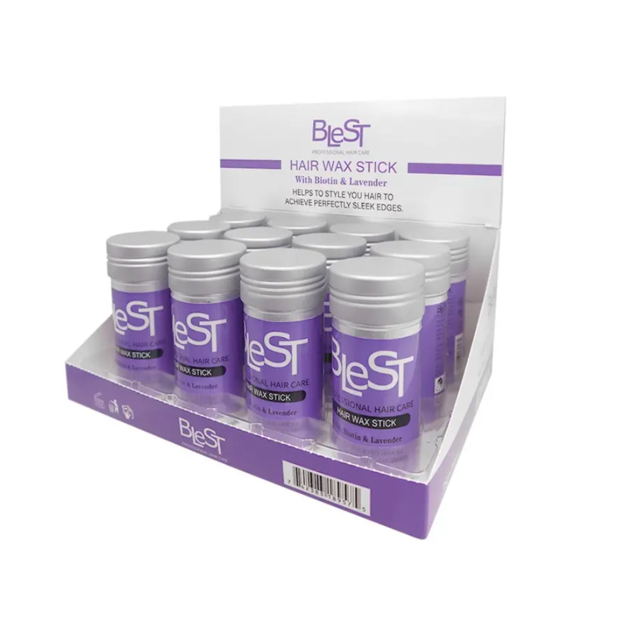 Blest Professional Hair Care - Hair Wax Stick With Biotin & Lavender - TRUECOLOR WHOLESALE
